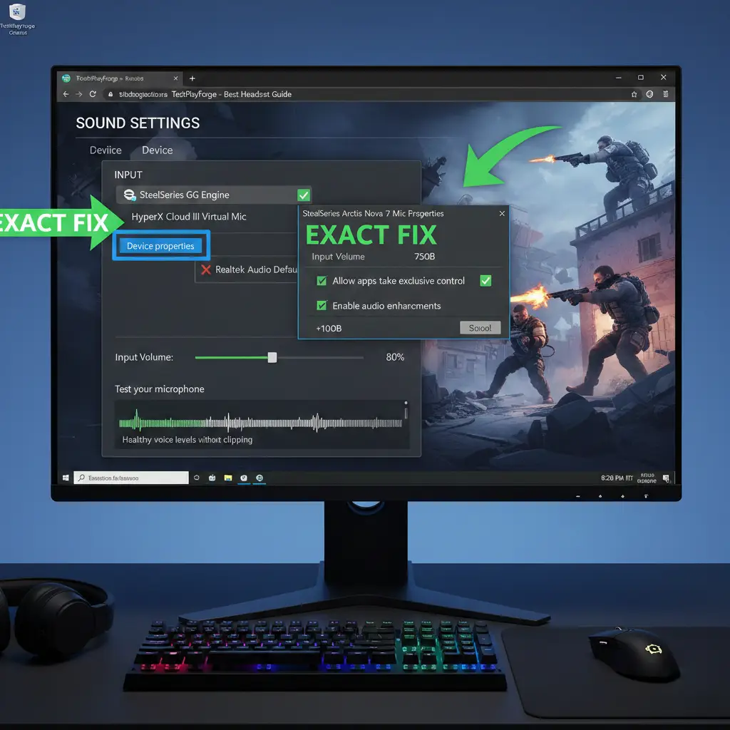 windows 11 microphone settings for headset
